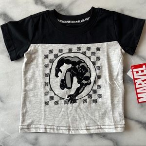 NWT Kid’s Black Panther Marvel Comic’s T-shirt